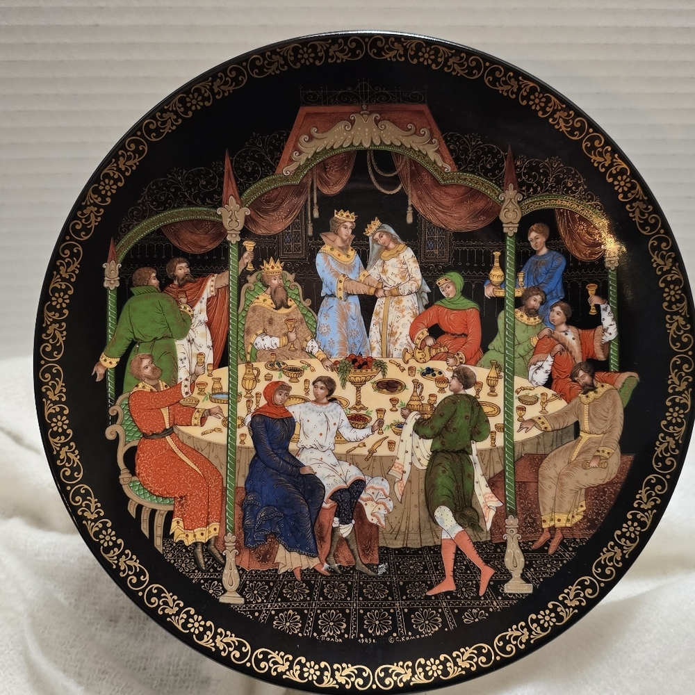 18K "Russian Legends" Medieval Plate